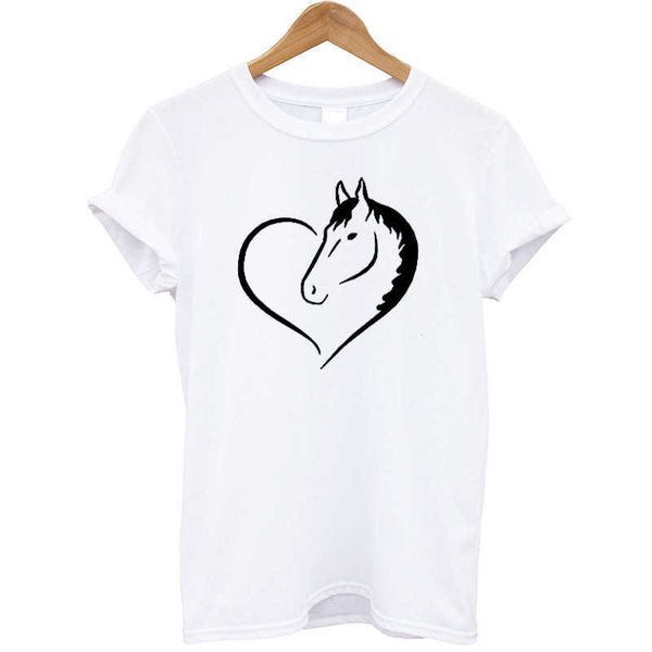 women's t-shirt love horse print t-shirt female short-sleeved 2020 fashion street t-shirt women cloth female harajuku clothes x0527, White
women's t-shirt love horse print t-shirt female short-sleeved 2020 fashion street t-shirt women cloth female harajuku clothes x0527, White