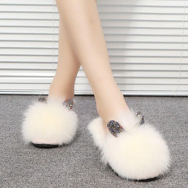 slippers products fashion warm women's autumn and winter fur ball baotou flat bottom non-slip indoor outdoor, Black
slippers products fashion warm women's autumn and winter fur ball baotou flat bottom non-slip indoor outdoor, Black