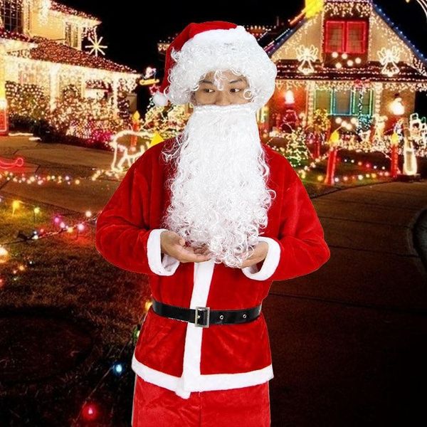 christmas decorations husband and father plush costume suits dress santa claus gold velvet clothes performance five-piece
christmas decorations husband and father plush costume suits dress santa claus gold velvet clothes performance five-piece