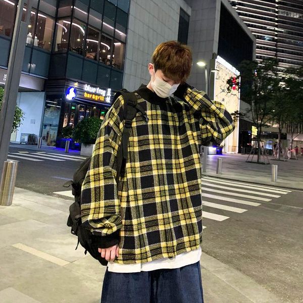men's hoodies & sweatshirts autumn plaid hoodie fashion retro casual sweatshirt men streetwear wild loose hip-hop pullover mens hoody, Black
men's hoodies & sweatshirts autumn plaid hoodie fashion retro casual sweatshirt men streetwear wild loose hip-hop pullover mens hoody, Black
