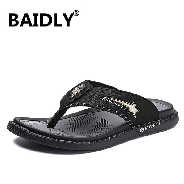slippers summer shoes men leather beach mens flip flop sandals male flops schoenen mannen, Black
slippers summer shoes men leather beach mens flip flop sandals male flops schoenen mannen, Black