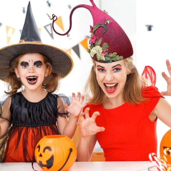 party hats women modern witch hat costume sharp pointed wool halloween felt adjustable cosplay costumes
party hats women modern witch hat costume sharp pointed wool halloween felt adjustable cosplay costumes