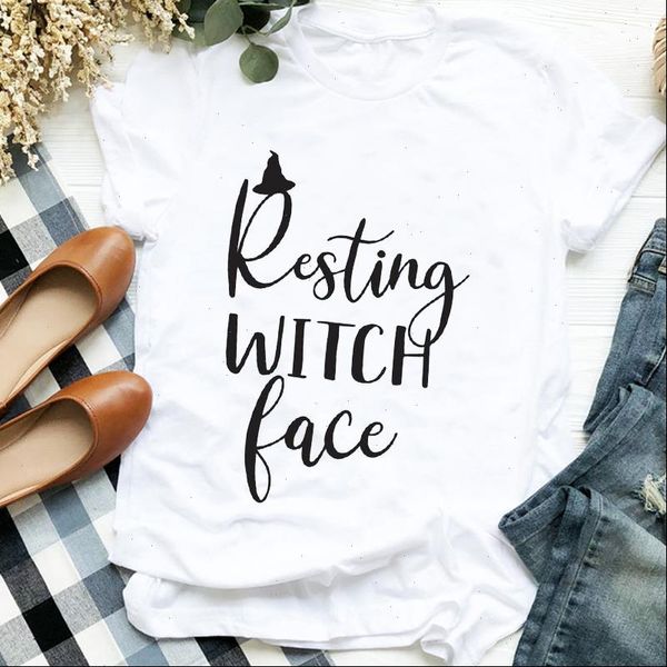 womens women lady witch face autumn trend halloween thanksgiving print clothes t tee for tshirt female graphic shirt, White
womens women lady witch face autumn trend halloween thanksgiving print clothes t tee for tshirt female graphic shirt, White