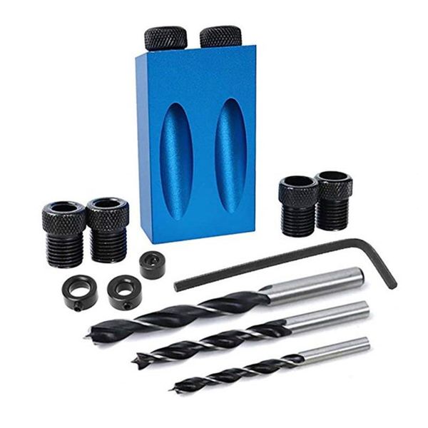 professional hand tool sets 6/8/10mm woodworking oblique hole locator drill bits pocket jig kit 15 degree angle guide set diy carpentry
professional hand tool sets 6/8/10mm woodworking oblique hole locator drill bits pocket jig kit 15 degree angle guide set diy carpentry
