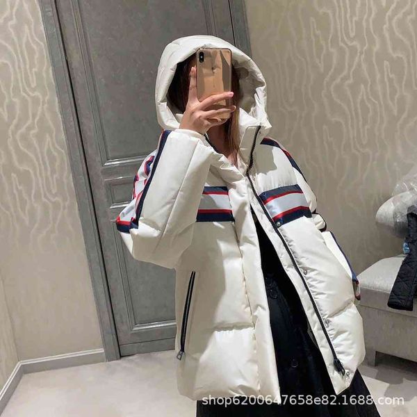 2021 autumn winter alps ski suit series back five pointed star printing men's and women's versatile cotton coat, Gray
2021 autumn winter alps ski suit series back five pointed star printing men's and women's versatile cotton coat, Gray