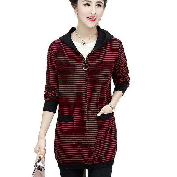 spring autumn women's coat lady knitted sweater cardigan jacket middle-aged elderly mothers hooded casual outerwear ps w357, Black;brown
spring autumn women's coat lady knitted sweater cardigan jacket middle-aged elderly mothers hooded casual outerwear ps w357, Black;brown