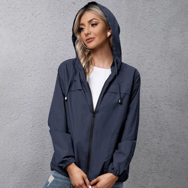 women's jackets for women hooded windproof female basic zipper coat lady clothing solid color long sleeve casual cardigan jaquetas, Black;brown
women's jackets for women hooded windproof female basic zipper coat lady clothing solid color long sleeve casual cardigan jaquetas, Black;brown