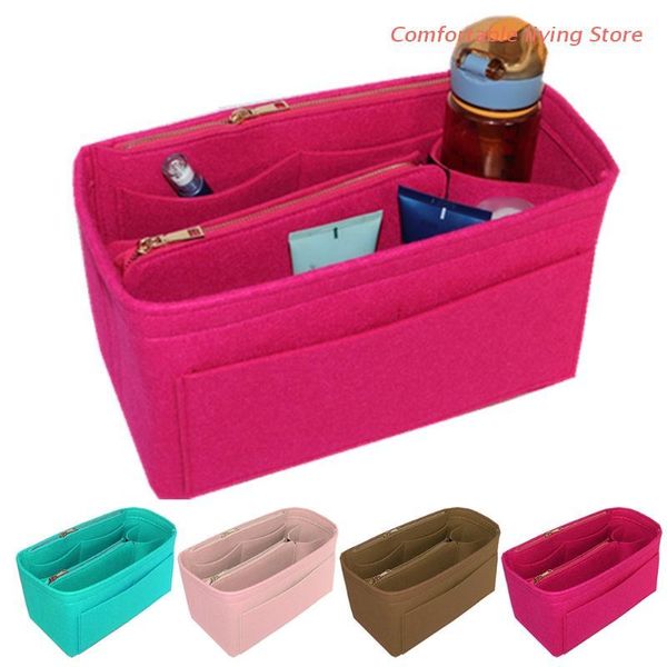 cosmetic bags & cases purse organizer insert felt bag with zipper handbag tote shaper multi pockets portable large storage
cosmetic bags & cases purse organizer insert felt bag with zipper handbag tote shaper multi pockets portable large storage