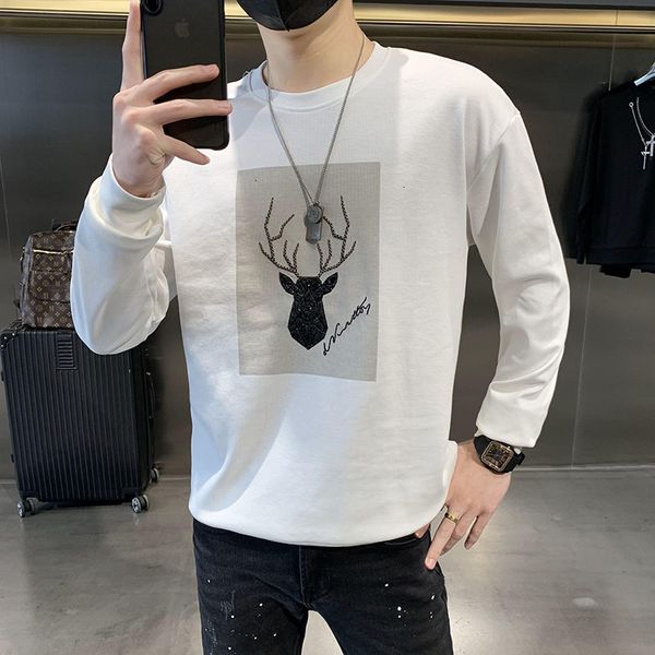men's polos premium men's t-shirt, deer sweater, long sleeve autumn fashion brand, White;black
men's polos premium men's t-shirt, deer sweater, long sleeve autumn fashion brand, White;black
