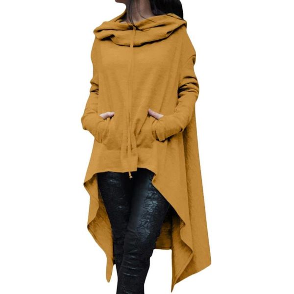women's hoodies & sweatshirts autumn plus size women asymmetric hoodie solid color long sleeve hem fishtail sweatshirt pullover loose o, Black
women's hoodies & sweatshirts autumn plus size women asymmetric hoodie solid color long sleeve hem fishtail sweatshirt pullover loose o, Black