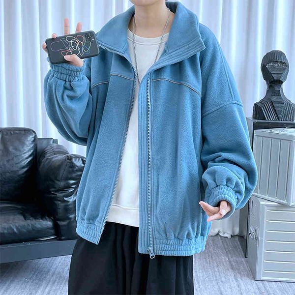 men's jackets reflective article zip up sweatshirts for korean men fashion trends in teenage clothes oversized streetwear 6t69, Black;brown
men's jackets reflective article zip up sweatshirts for korean men fashion trends in teenage clothes oversized streetwear 6t69, Black;brown