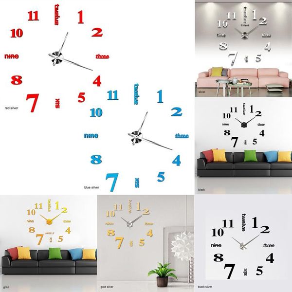wall clocks 1 pcs big clock bracket 3d digital quartz fashion watches rushed mirror sticker diy living room decor
wall clocks 1 pcs big clock bracket 3d digital quartz fashion watches rushed mirror sticker diy living room decor