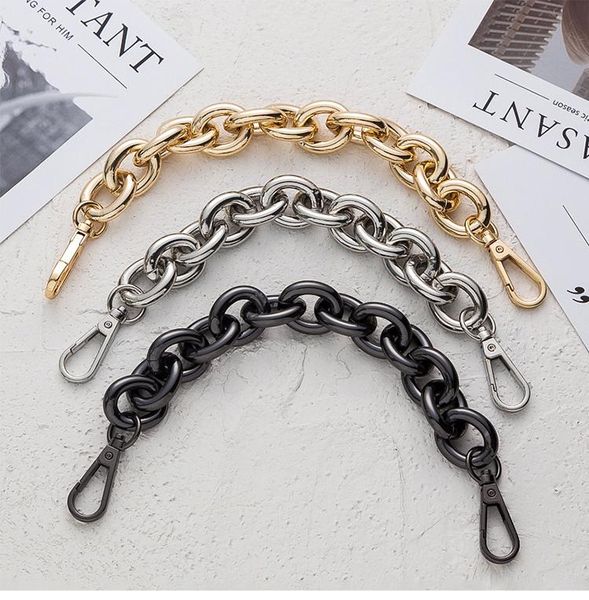 bag parts & accessories 30cm replacement metal chain for handle handbag antique bronze silver golden diy strap hardware, Black
bag parts & accessories 30cm replacement metal chain for handle handbag antique bronze silver golden diy strap hardware, Black