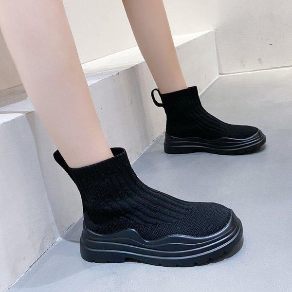 boots platform chunky mesh women flats shoes 2021 winter luxury socks snow weave casual botas zapatos round toe slip-on, Black
boots platform chunky mesh women flats shoes 2021 winter luxury socks snow weave casual botas zapatos round toe slip-on, Black