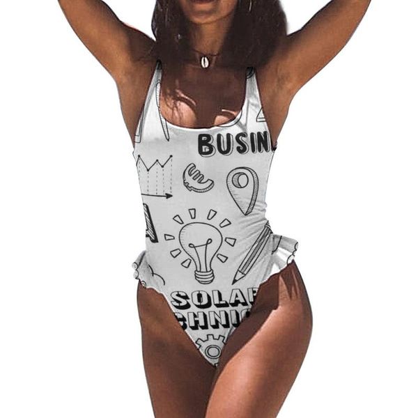 one-piece suits solar swimsuit frill fashion pattern swimwear bathing 1-piece female suit
one-piece suits solar swimsuit frill fashion pattern swimwear bathing 1-piece female suit