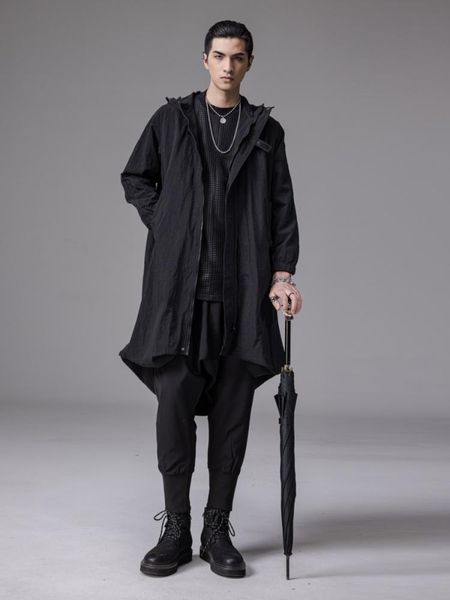men's trench coats pinli spring black male ffashion dark long hooded windbreaker jacket tide personality coat bc203303581, Tan;black
men's trench coats pinli spring black male ffashion dark long hooded windbreaker jacket tide personality coat bc203303581, Tan;black