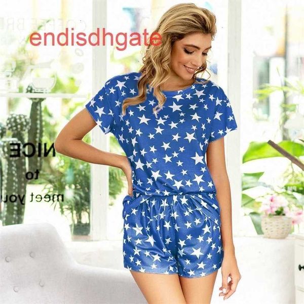 factory3bx7dyed summer pajamas casual star printed short tie sleeve housewear suit, Black;white
factory3bx7dyed summer pajamas casual star printed short tie sleeve housewear suit, Black;white