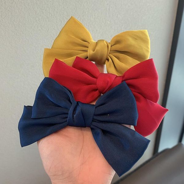 women's hair accessories princess temperament bow hairpin french back of head clip net red hairpin, Slivery;white
women's hair accessories princess temperament bow hairpin french back of head clip net red hairpin, Slivery;white
