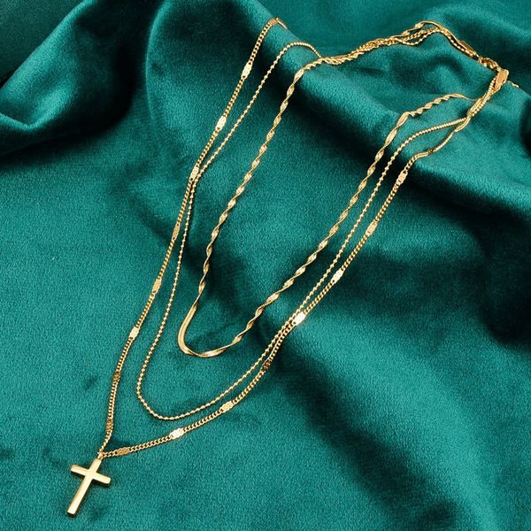 fashion design necklace pendant luxury jewelry l19 regular cross overlapping tide brand temperament short sense clavicle chain cold wind 18k, Silver
fashion design necklace pendant luxury jewelry l19 regular cross overlapping tide brand temperament short sense clavicle chain cold wind 18k, Silver