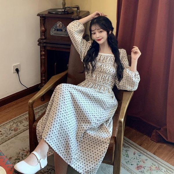 casual dresses sweet style print women's clothing dress square collar spring autumn korean clothes fashion brand long female, Black;gray
casual dresses sweet style print women's clothing dress square collar spring autumn korean clothes fashion brand long female, Black;gray