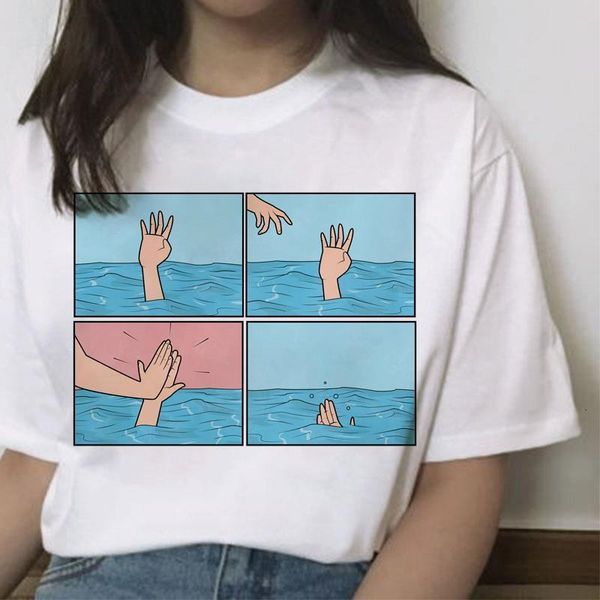 women t shirt my depression russian satire comic my anxiety printed street harajuku spoof casual loose t-shirt femme, White
women t shirt my depression russian satire comic my anxiety printed street harajuku spoof casual loose t-shirt femme, White