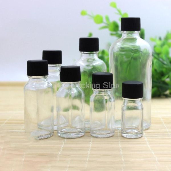 storage bottles & jars 5ml,10ml,15ml,20ml,30ml,50ml,100ml empty glass clear essential oil bottle vials with black screw cap
storage bottles & jars 5ml,10ml,15ml,20ml,30ml,50ml,100ml empty glass clear essential oil bottle vials with black screw cap