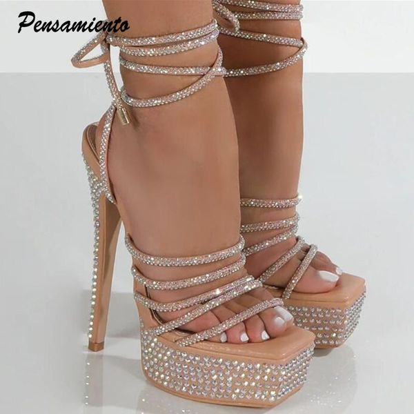 sandals glitter rhinestones ultra high heels women narrow band ankle strap platform gladiator fashion summer shoes, Black
sandals glitter rhinestones ultra high heels women narrow band ankle strap platform gladiator fashion summer shoes, Black