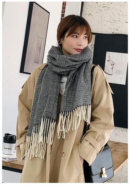 scarves design brand winter cashmere scarf women hijab warm pashmina shawl wraps 70*180cm fashion tassle soft female foulard, Blue;gray
scarves design brand winter cashmere scarf women hijab warm pashmina shawl wraps 70*180cm fashion tassle soft female foulard, Blue;gray