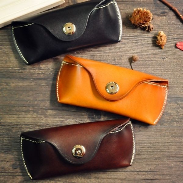 vintage fashion new genuine leather material buckle eyeglasses bag eyeglasses box sunglasses box for men women black brown e-04 t200505
vintage fashion new genuine leather material buckle eyeglasses bag eyeglasses box sunglasses box for men women black brown e-04 t200505