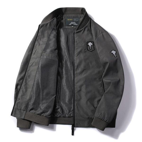 men's jackets autumn brand bomber flight jacket youth slim camouflage casual baseball collar men clothing, Black;brown
men's jackets autumn brand bomber flight jacket youth slim camouflage casual baseball collar men clothing, Black;brown