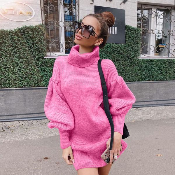 casual dresses turtleneck sweater 2021 women's solid color knitted lantern sleeve knit dress vestidos de verano robe longue, Black;gray
casual dresses turtleneck sweater 2021 women's solid color knitted lantern sleeve knit dress vestidos de verano robe longue, Black;gray
