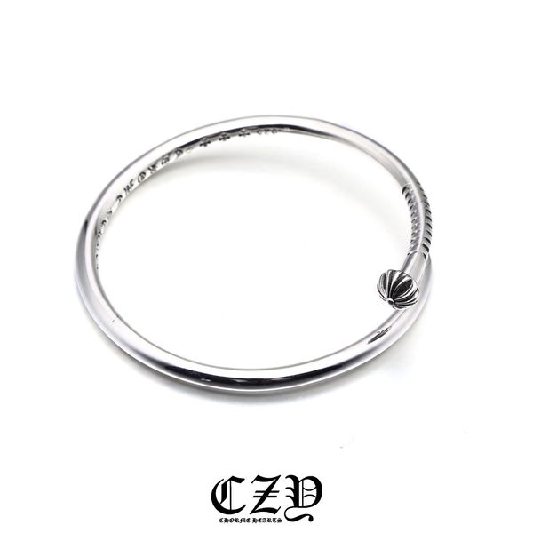 classic crosin ch open convex head nail bracelet men's and women's s925 sterling silver thai silver personalized rock student avan
classic crosin ch open convex head nail bracelet men's and women's s925 sterling silver thai silver personalized rock student avan