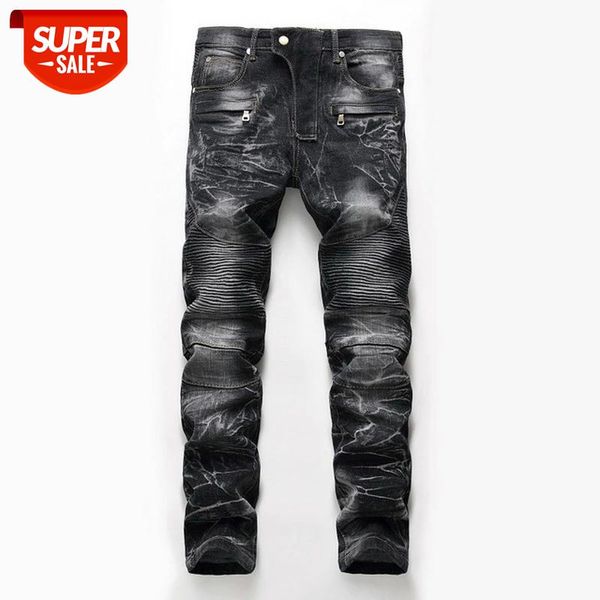 denim designer for men's bike moto jeans stretch straight oversize 28-38 40 42 2021 spring sutumn winter hip hop punk streetwear #op3h, Black
denim designer for men's bike moto jeans stretch straight oversize 28-38 40 42 2021 spring sutumn winter hip hop punk streetwear #op3h, Black