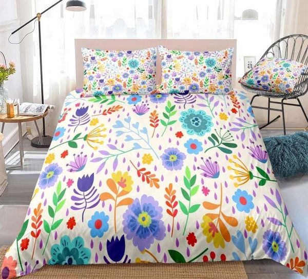 floral duvet cover set flower bedding set retro floral bed linen colorful beds set boys girls home textile microfiber bedcloth
floral duvet cover set flower bedding set retro floral bed linen colorful beds set boys girls home textile microfiber bedcloth