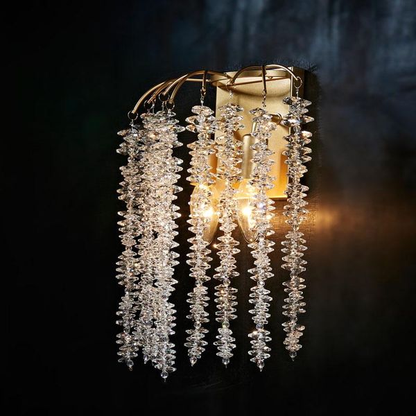 wall lamp modern crystal bedroom bedside french living room background creative tassel decorative lighting
wall lamp modern crystal bedroom bedside french living room background creative tassel decorative lighting
