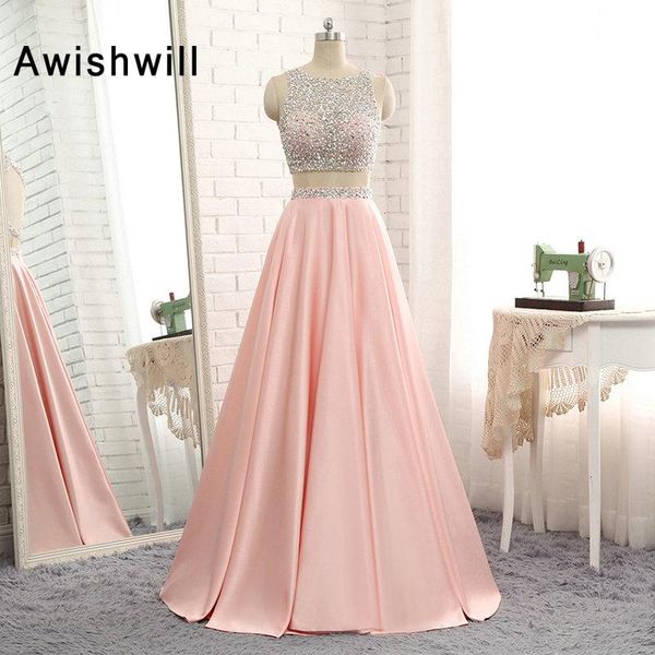 party dresses real image a line long evening dress two piece beadings satin open back elegant 2021 vestido de festa prom gowns, White;black
party dresses real image a line long evening dress two piece beadings satin open back elegant 2021 vestido de festa prom gowns, White;black