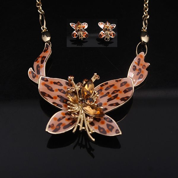 fashion jewelry set butterfly rhine-stone short necklace earrings women's dress dinner accessories, Silver
fashion jewelry set butterfly rhine-stone short necklace earrings women's dress dinner accessories, Silver