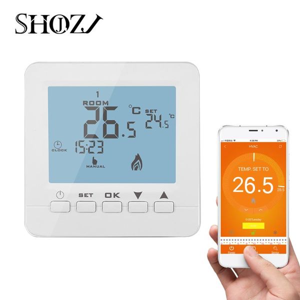 smart home control app gas boiler temperature controller heating programmable thermostat wall mount
smart home control app gas boiler temperature controller heating programmable thermostat wall mount