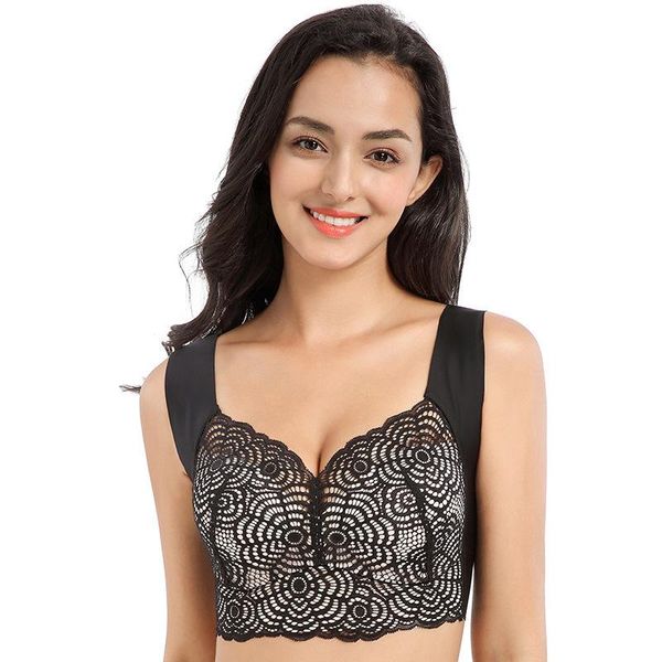 bras women's underwear summer 2021 latest bra no trace xl steel ring ice silk gather sleep lace solid color sports, Red;black
bras women's underwear summer 2021 latest bra no trace xl steel ring ice silk gather sleep lace solid color sports, Red;black