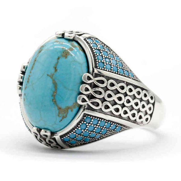 natural turquoise stone for men solid 925 silver male chains vintage party cool style turkey ring for women, Slivery;golden
natural turquoise stone for men solid 925 silver male chains vintage party cool style turkey ring for women, Slivery;golden
