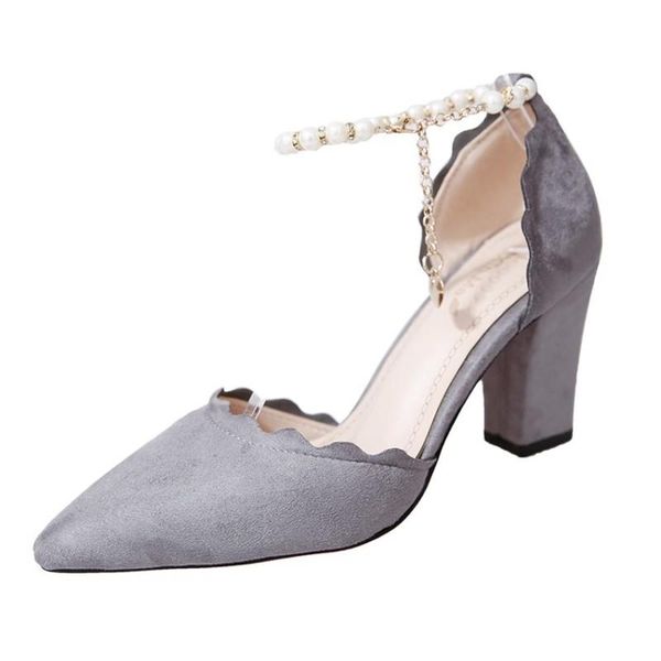 dress shoes women high pumps classics pearl chain buckle slip on flower-lace design ladies office square-heel sandals j14-23, Black
dress shoes women high pumps classics pearl chain buckle slip on flower-lace design ladies office square-heel sandals j14-23, Black