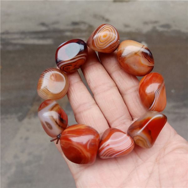 natural red agate bracelet irregular shape jade bracelets bangles genuine hand-carved men round beads jade jewelry, Black
natural red agate bracelet irregular shape jade bracelets bangles genuine hand-carved men round beads jade jewelry, Black