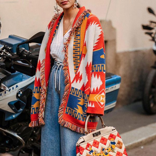 women's wool & blends 2021 fashion runway autumn winter cashmere overcoat women vintage ethnic style more warm coat, Black
women's wool & blends 2021 fashion runway autumn winter cashmere overcoat women vintage ethnic style more warm coat, Black