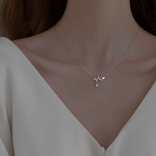 925 sterling silver heartbeat necklace women's design sense 2020 new light luxury sweater clavicle chain ins cool wind
925 sterling silver heartbeat necklace women's design sense 2020 new light luxury sweater clavicle chain ins cool wind