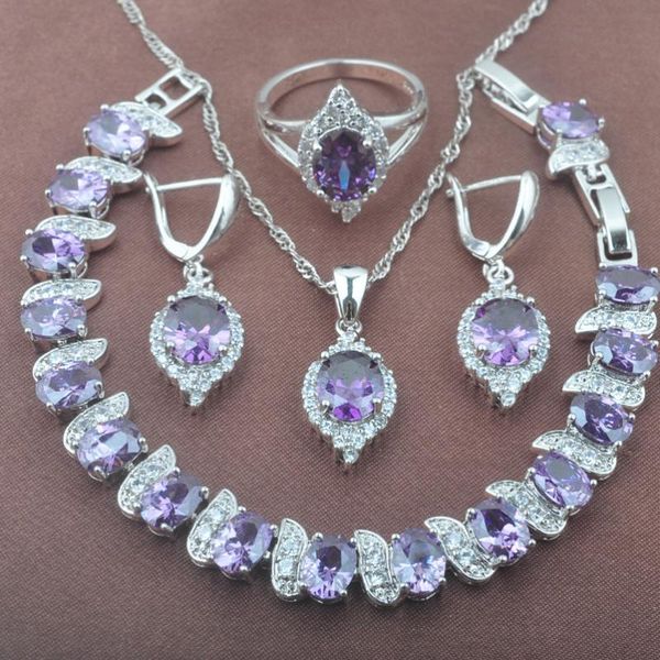 wedding jewelry sets quality 925 silver set australia purple crystal for women earring necklace pendant ring bracelet yz0512, Slivery;golden
wedding jewelry sets quality 925 silver set australia purple crystal for women earring necklace pendant ring bracelet yz0512, Slivery;golden