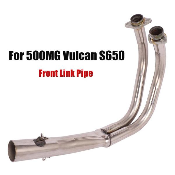 motorcycle exhaust system for 500mg vulcan s650 front header pipe escape link tube connect section stainless steel slip on 51mm muffler
motorcycle exhaust system for 500mg vulcan s650 front header pipe escape link tube connect section stainless steel slip on 51mm muffler