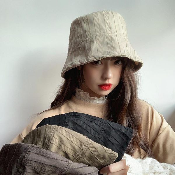 wide brim hats summer autumn vertical stripe bucket women panama hat wear fishing fisherman cap for girls bob femme gorros outdoor, Blue;gray
wide brim hats summer autumn vertical stripe bucket women panama hat wear fishing fisherman cap for girls bob femme gorros outdoor, Blue;gray