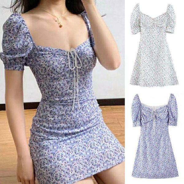casual dresses summer dress retro boho women tie neck floral print elegant mini puff sleeve vestidos korean n5l8, Black;gray
casual dresses summer dress retro boho women tie neck floral print elegant mini puff sleeve vestidos korean n5l8, Black;gray