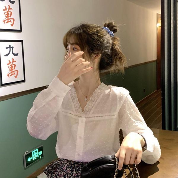 women's blouses & shirts 2021 spring summer autumn women fashion casual lady beautiful nice woman female ol womens fq12, White
women's blouses & shirts 2021 spring summer autumn women fashion casual lady beautiful nice woman female ol womens fq12, White