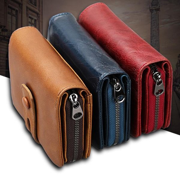 women short leather wallet, men full head layer rubbed color leather korean fashion casual wallet wallet, Red;black
women short leather wallet, men full head layer rubbed color leather korean fashion casual wallet wallet, Red;black